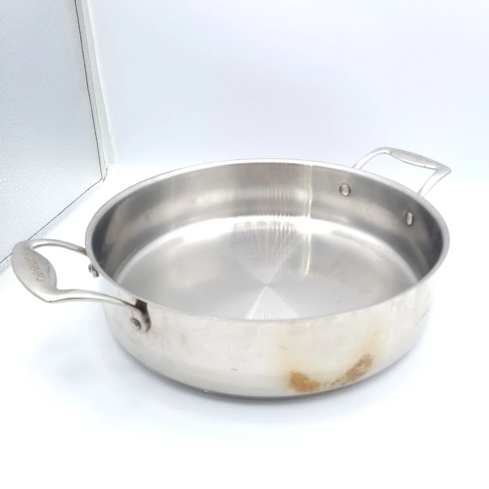 Cuisinart 5.5 Qt Casserole Pan Stainless Steel 12 Inch 4555-30 No Lid